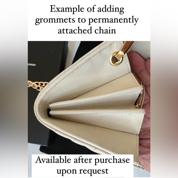 Reserved - Saint Laurent Cassandre envelope flap wallet on chain - Picture 11 of 16